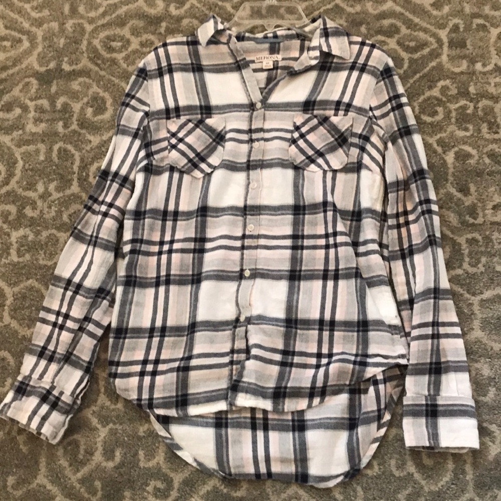 Plaid flannel shirt